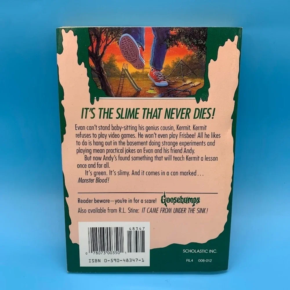 Vintage Goosebumps Paperback Book #29 Monster Blood III‎ 1st Print 1995